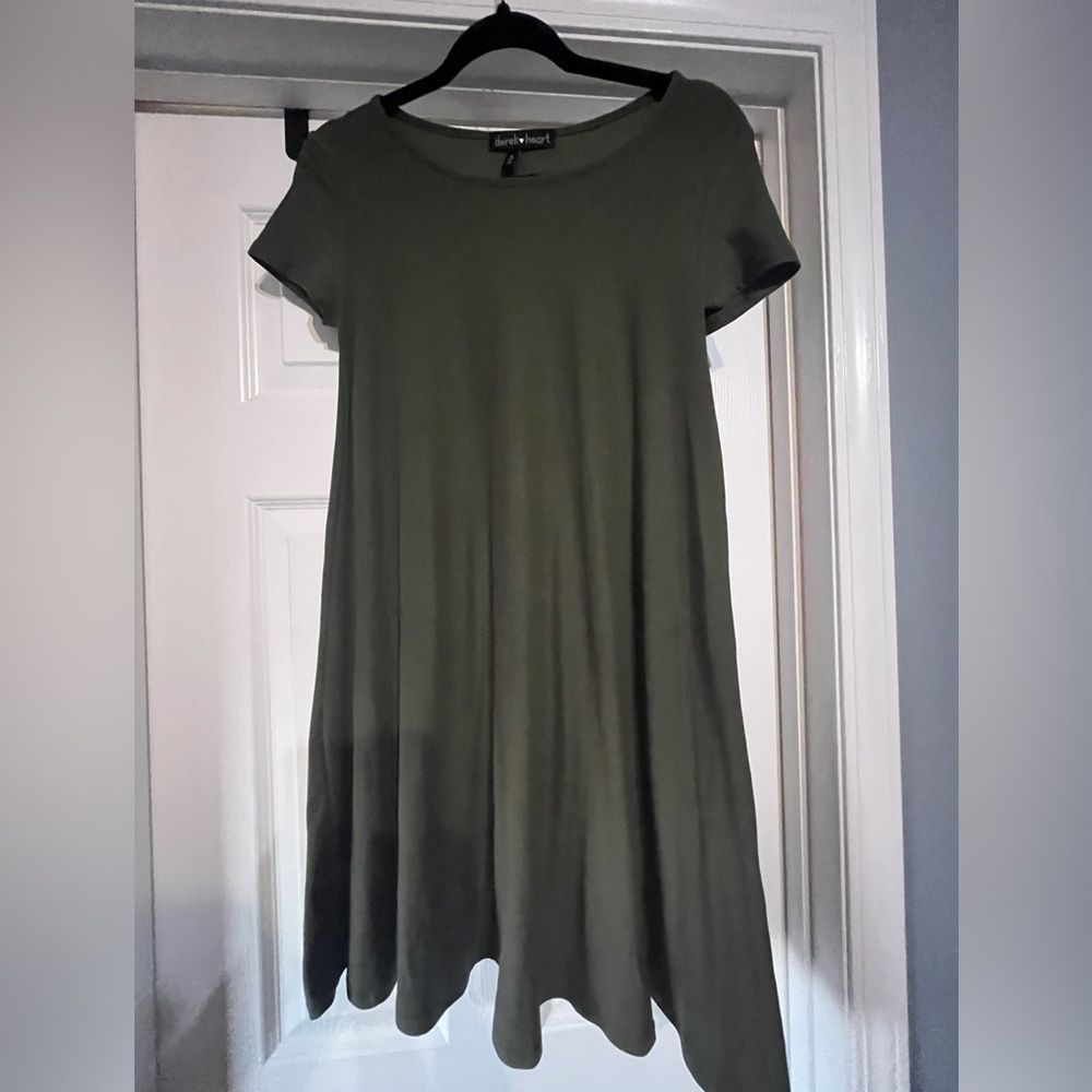 Derek Heart Olive Mini Dress